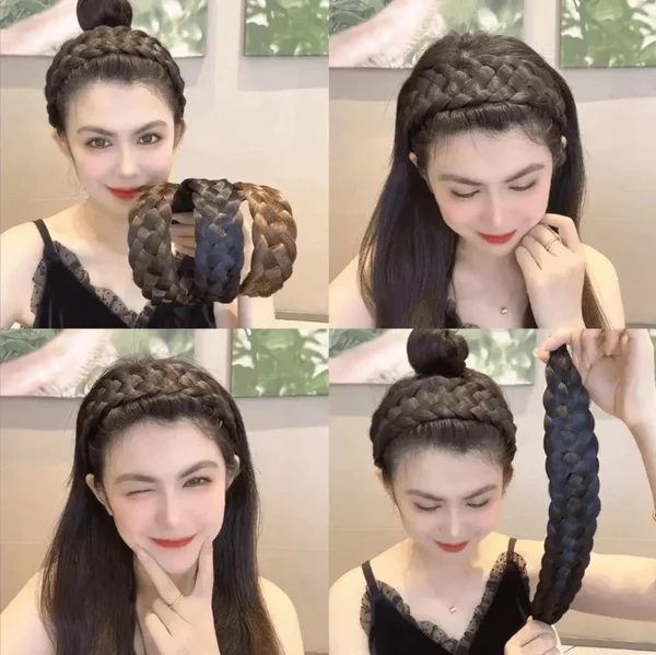 【買一送一】懶人造型髮飾|韓系甜美魚骨辮髮箍 【買一送一】懶人造型髮飾|韓系甜美魚骨辮髮箍